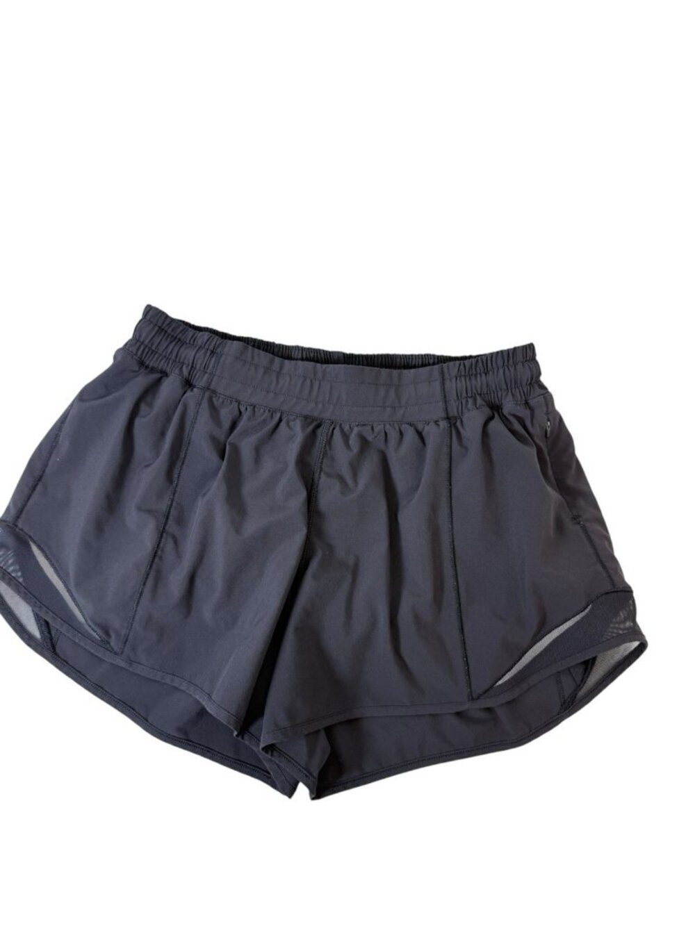 Lululemon Hotty Hot Low-Rise Lined Athletic Shorts 4" Inseam Size 10 Black